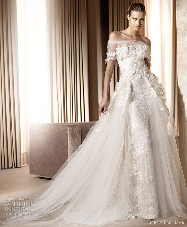 Elie Saab wedding gown 2011 - Minerva bridal gown, Pronovias collection Elie Saab wedding gown 2011 - Minerva bridal gown, Pronovias collection